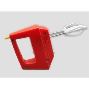 Vintage Chilton/Aluminum Specialty Kiddy-Matic Hand Mixer Red